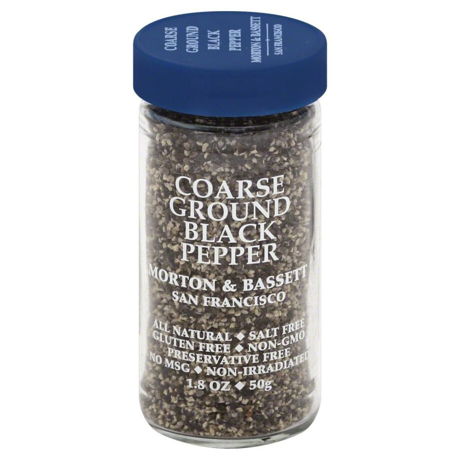 Morton & Bassett Black Pepper Coarse (3x1.8 OZ)