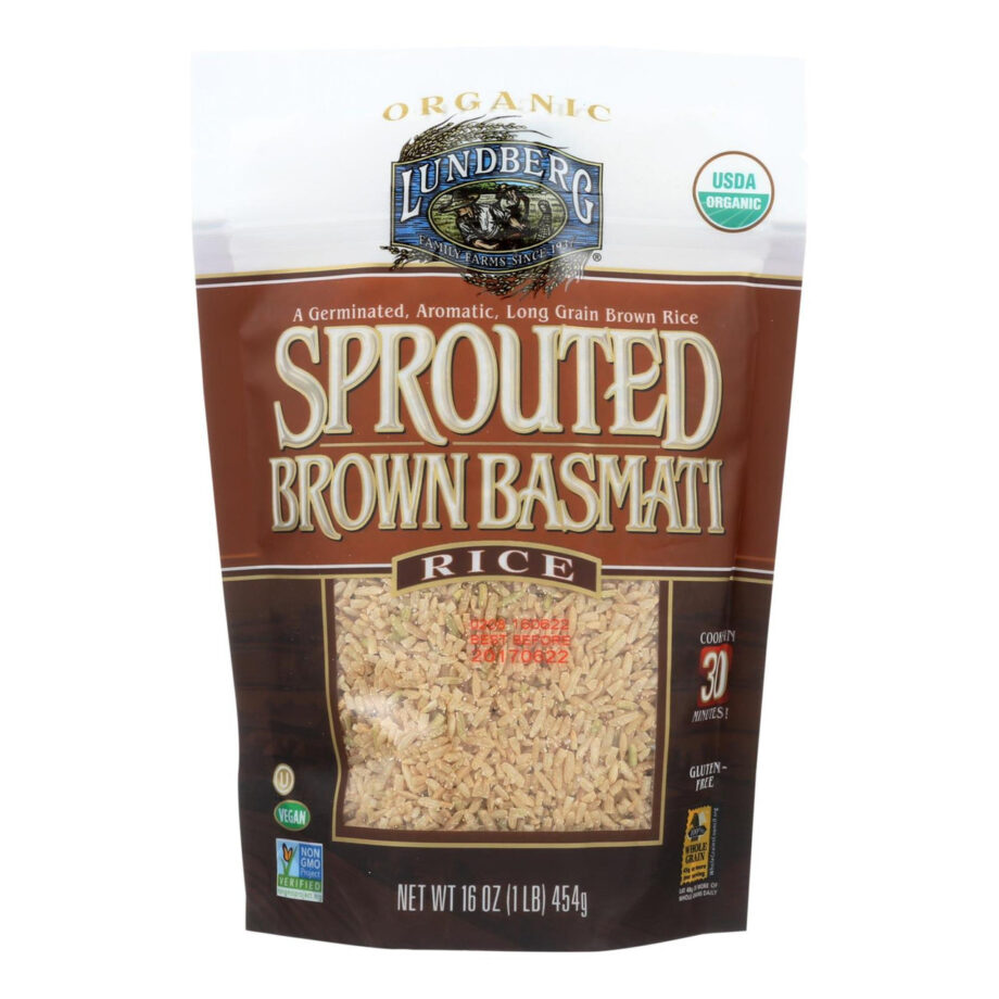 Lundberg Rice, Sprtd, Brown Basmati (6x1 LB)