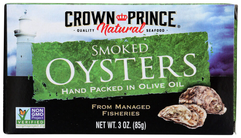 Crown Prince Smoked Oysters W-Oo (18x3OZ )