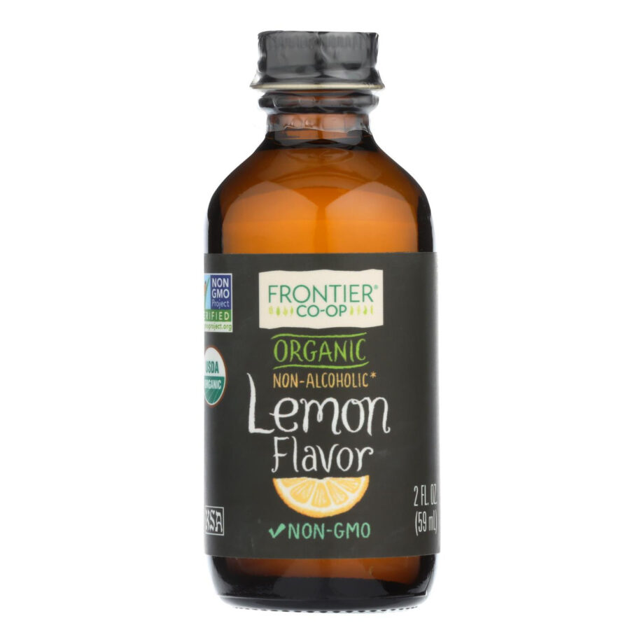 Frontier Herb Organic Lemon Flavor A-F (1x2 Oz)