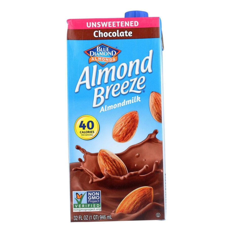 Blue Diamond Chocolate Almond Breeze Unsweetened (12x32 Oz)