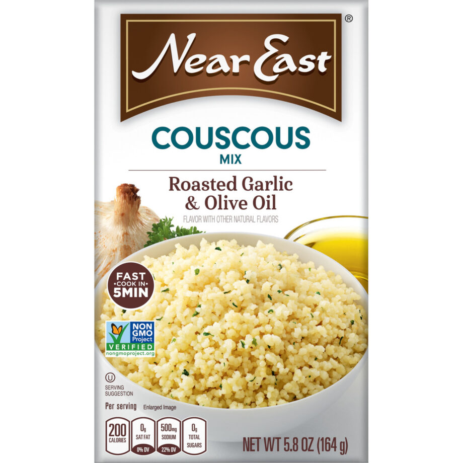 Near East Roasted Garlic & Olive Oil Couscous (12x5.8 Oz)