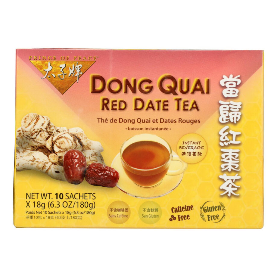 Prince of Peace Tea - Herbal - Dong Quai and Red Date - 10 Bags (1x10 BAG)