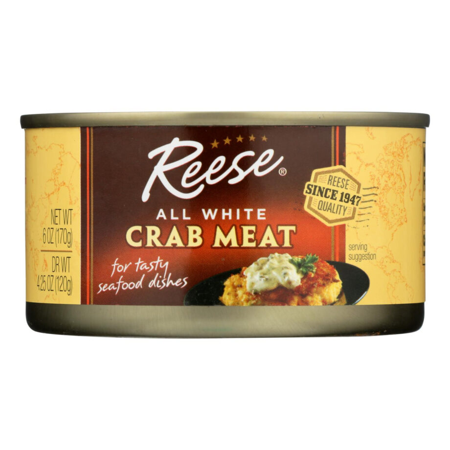 Reese Crabmeat - All White - Case of 12 - 6 oz (12x6 OZ)