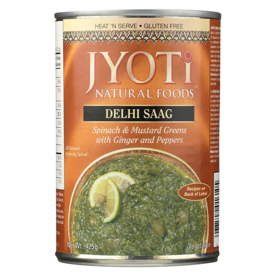 Jyoti Delhi Saag-Spinach & Greens (12x15 Oz)